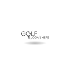 Golf ball Template with shadow