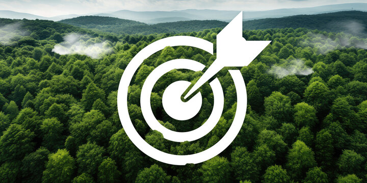sustainable environmental friendly goal development green business strategy global net zero carbon neutral target emission reduction aim. generative ai