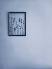 do it yourself picture. picture of lavender on the wall
