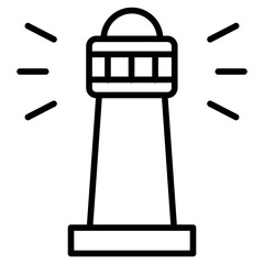 Outline Lighthouse icon