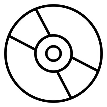 recommend clip art: Outline Cd icon