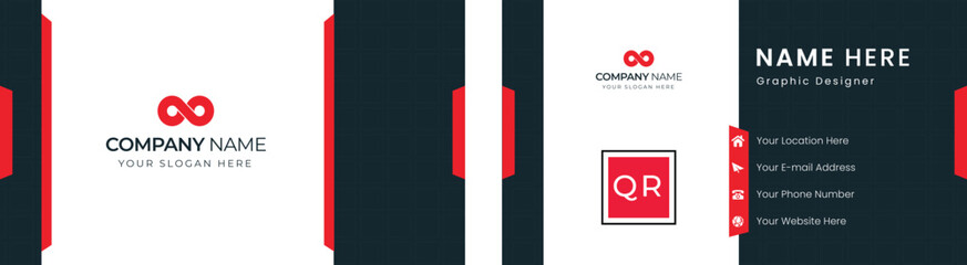 Bold Shapes Business Networking Card