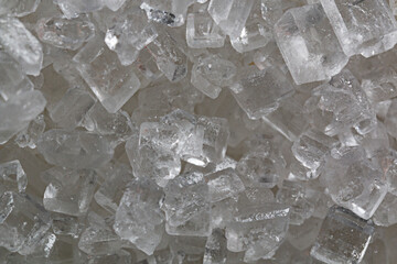 macro photography of white crystal sugar - sugar crystals magnified under a microscope