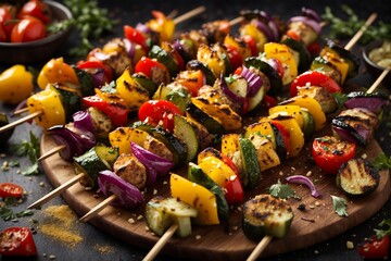 Amazing Delicious Grilled Vegetable Skewers