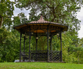 
The magic of the gazebo in Cēsis Palace Park