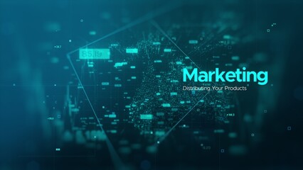 Marketing. Distributing Your Products. Digital Agency. The video of this image is in my portfolio.	