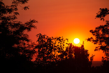 sunset beautiful art
