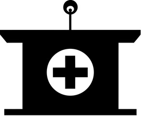 Medical conference icon