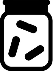 Medicine bottle icon