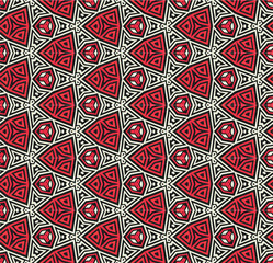 Multi color seamless abstract pattern. Background and backdrop. Multi Colored. Colorful ornamental design. Colored mosaic ornaments. Vector graphic illustration. EPS10.