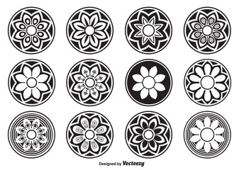 Vector Decorative Circle Shapes 