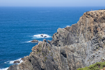 Fototapeta na wymiar Cabo Sardao cliffs, Ponta do Cavaleiro, Portugal