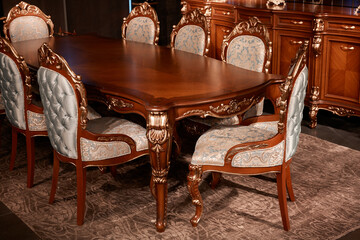 Classic Italian furniture. Very classy and baroque.