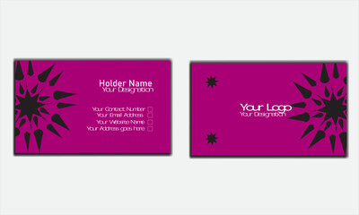 Visual Business card Design Template  
