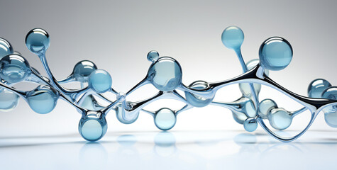 Abstract generic transparent molecules structure