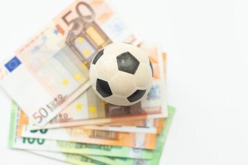 Football and money. Online bet 