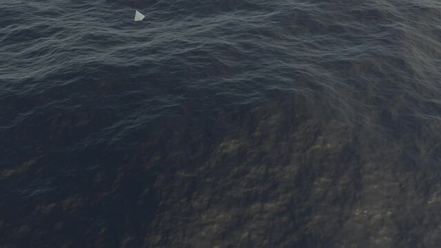 UAP pyramid UFO water sea 4k 50fps