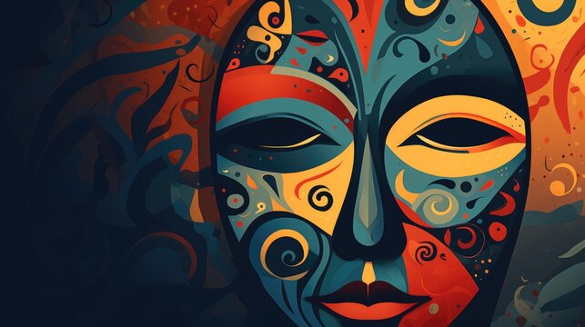 Various painting mask stock photo. Image of parade, pattern - 26638570