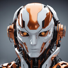 Fototapeta premium Artificial intelligence with soul