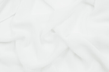 Fototapeta premium White fabric background, texture and background