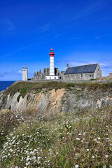 Fototapeta na wymiar Saint Mathieu lighthouse Finisterre France