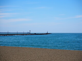 Obraz premium 日本海 三国 サンセットビーチ 福井県