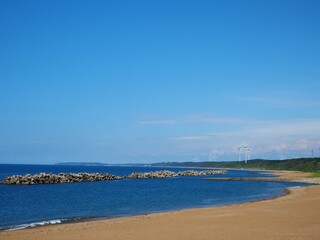 日本海　サンセットビーチ　福井県　三国