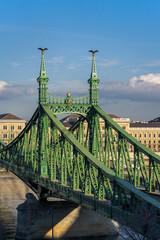 budapest bridge over the river