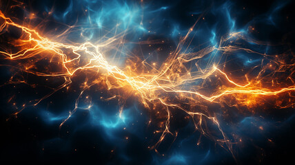 3 d rendering abstract lightning light background