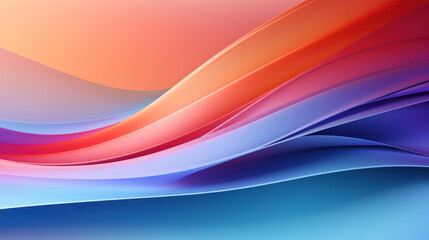 an ethereal blend of red blue and purple abstract blooming shape, isolated on a transparent background,