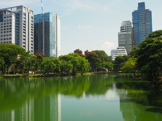 Fototapeta premium ルンピニー公園 バンコク 