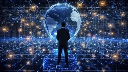 Obraz premium Cyber Security Technology