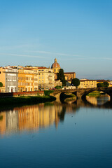 Buildings of Arno River, Florence, Italy