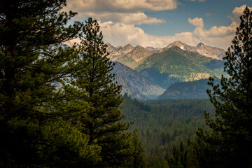 mountains in idaho © Wade