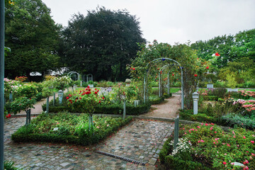 Botanical Garden Planten un Blumen in September in Hamburg