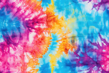 Obraz na płótnie Canvas Seamless pattern - repeatable texture of tie dye batik textile