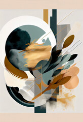 Abstract Poster In Muted Colors #2