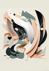 Abstract Poster In Muted Colors #1