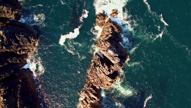 Coast of Malin Head in Donegal, Ireland