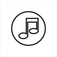 speaker vector line icon template