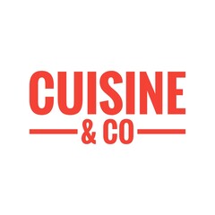 ''Cuisine and co'' Lettering