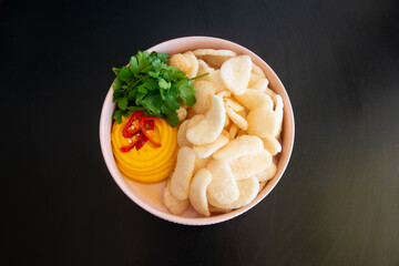 Chinese Food in display for the photo shoot in Tokyo, Japan. Nowadays in 2023, people rely on the food delivery service 