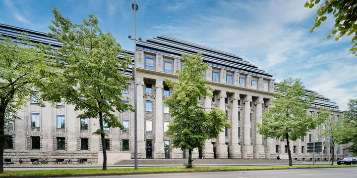 EASA Headquarters building in the former Reichsbahndirektion on the banks of the rhine in cologne