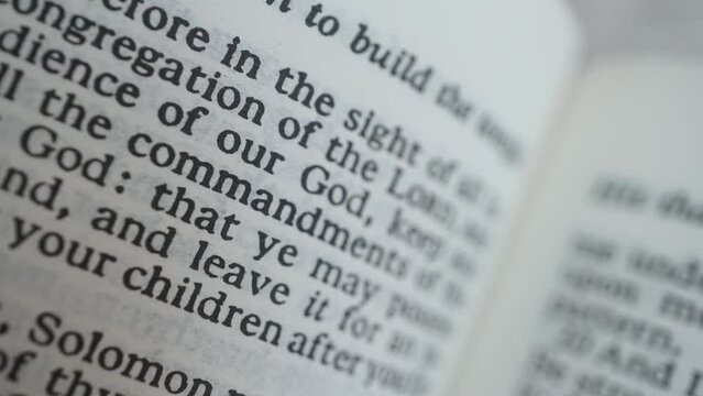 Focus Bible Pages, Time Lapse