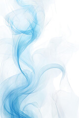 glowing ethereal wisps frozen in an abstract futuristic 3d texture isolated on a transparent background, generative ai
