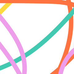 Colorful Lines Abstract Background