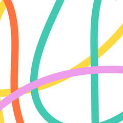 Colorful Lines Abstract Background