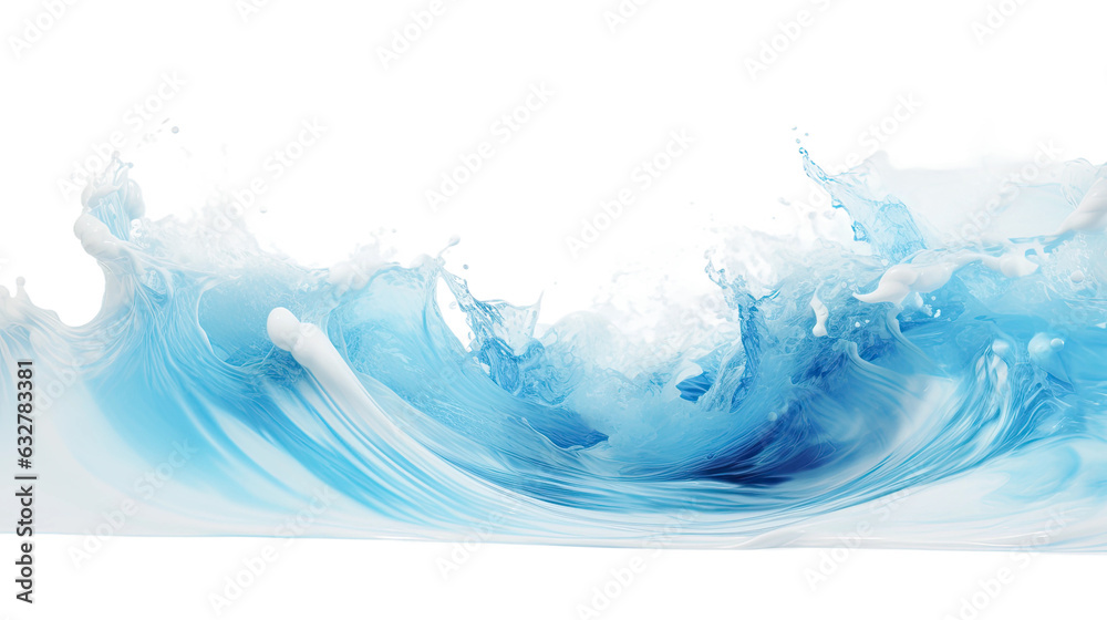 Canvas Prints shimmering oceanic dreams frozen in an abstract futuristic 3d texture isolated on a transparent back