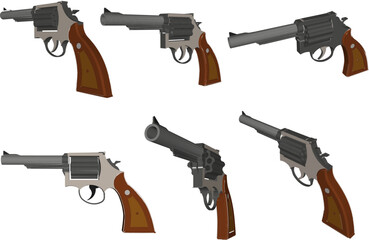 Vector sketch illustration of rifle gun firearm design for cowboy