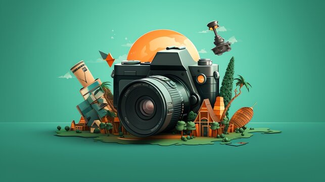 vector free world photography day with UHD camera - Powered by Adobe
